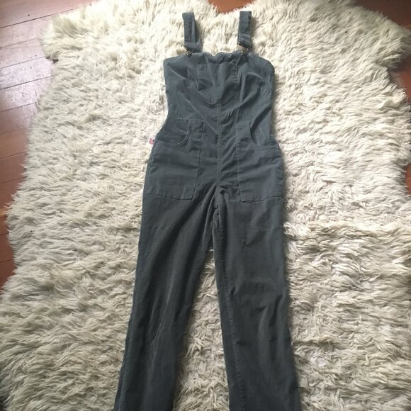 Revivall Corduroy Overalls - Picture 1 of 3